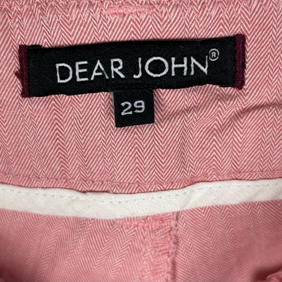 Dear John Mid Rise Pink Khakis
Flat Front Rolled Hem Chino Shorts
Women' Size 29 - Picture 4 of 6
